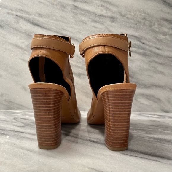 Coach - Lafayette Peep Toe Bootie / Toast / Size 8M - worn once, stored in box - Picture 2 of 8